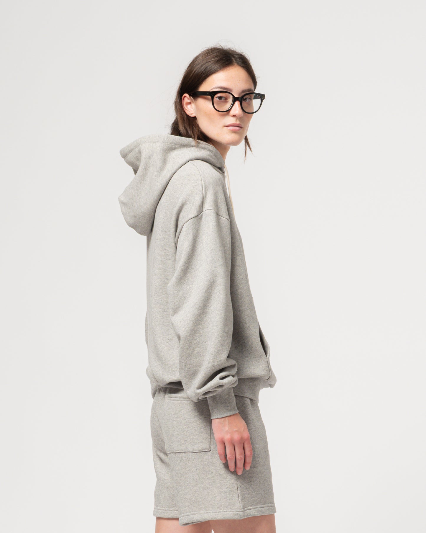 College Hoodie - Grey Marle