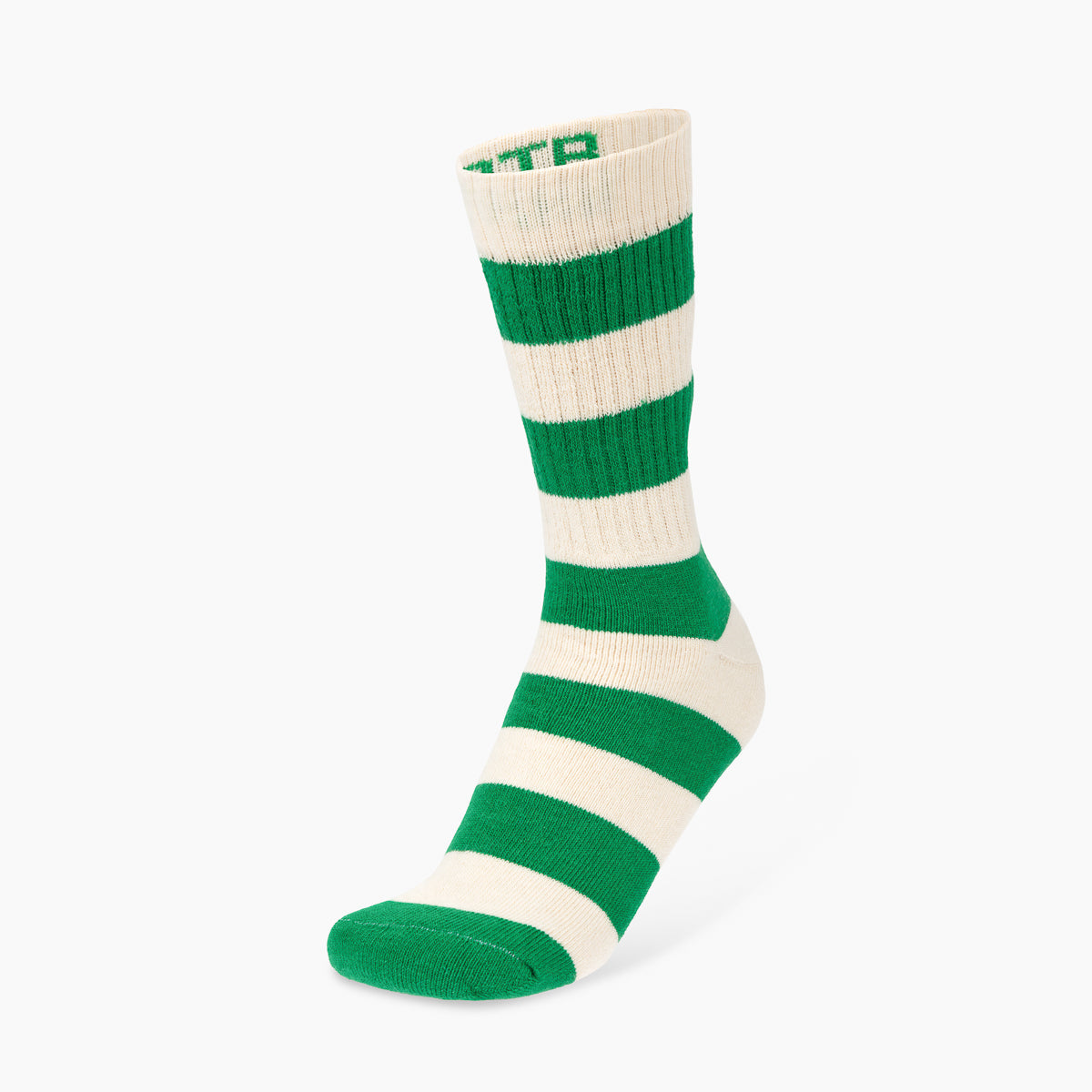 Border Stripe Sock - Green