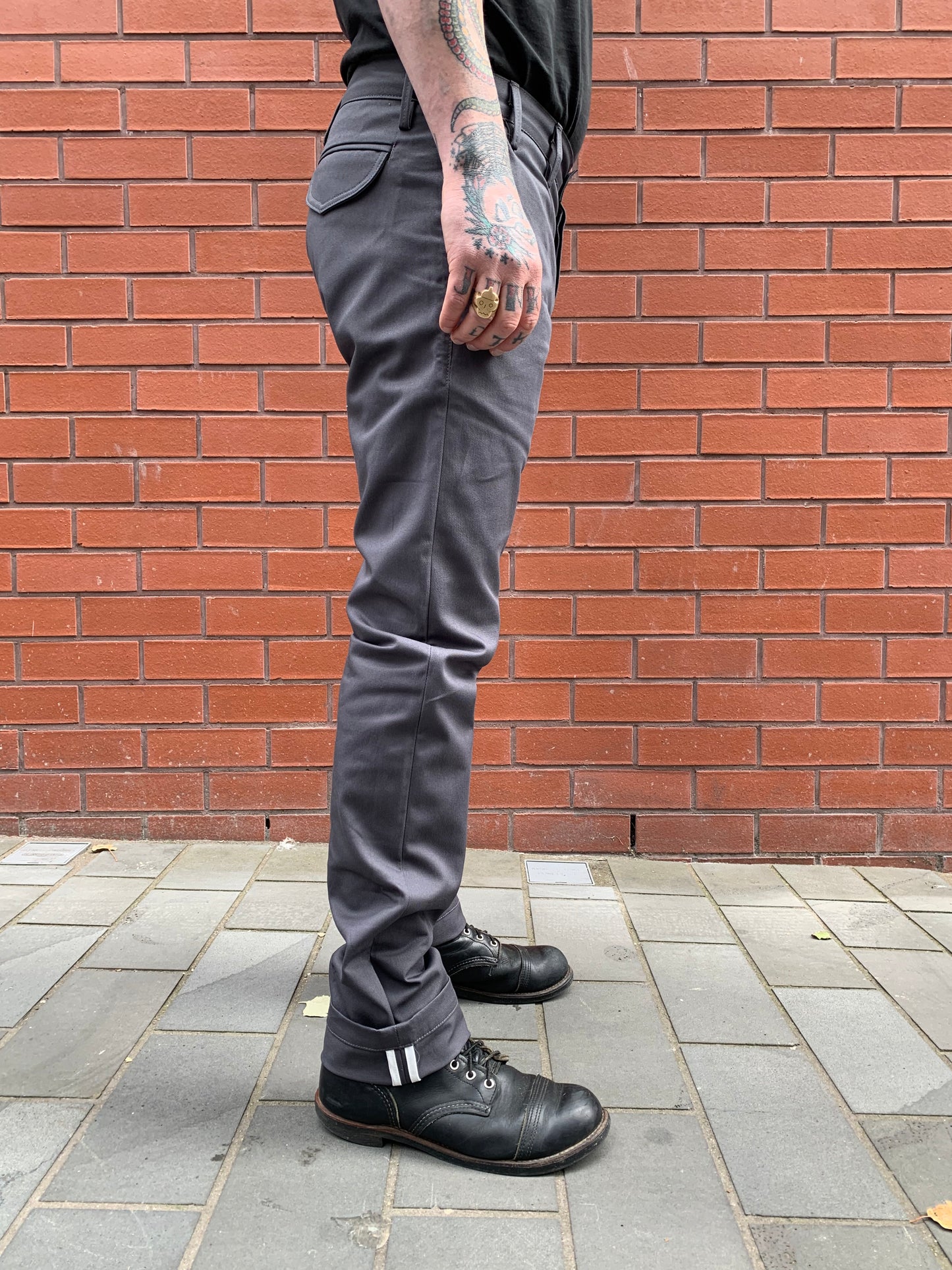 Officer Trousers Charcoal