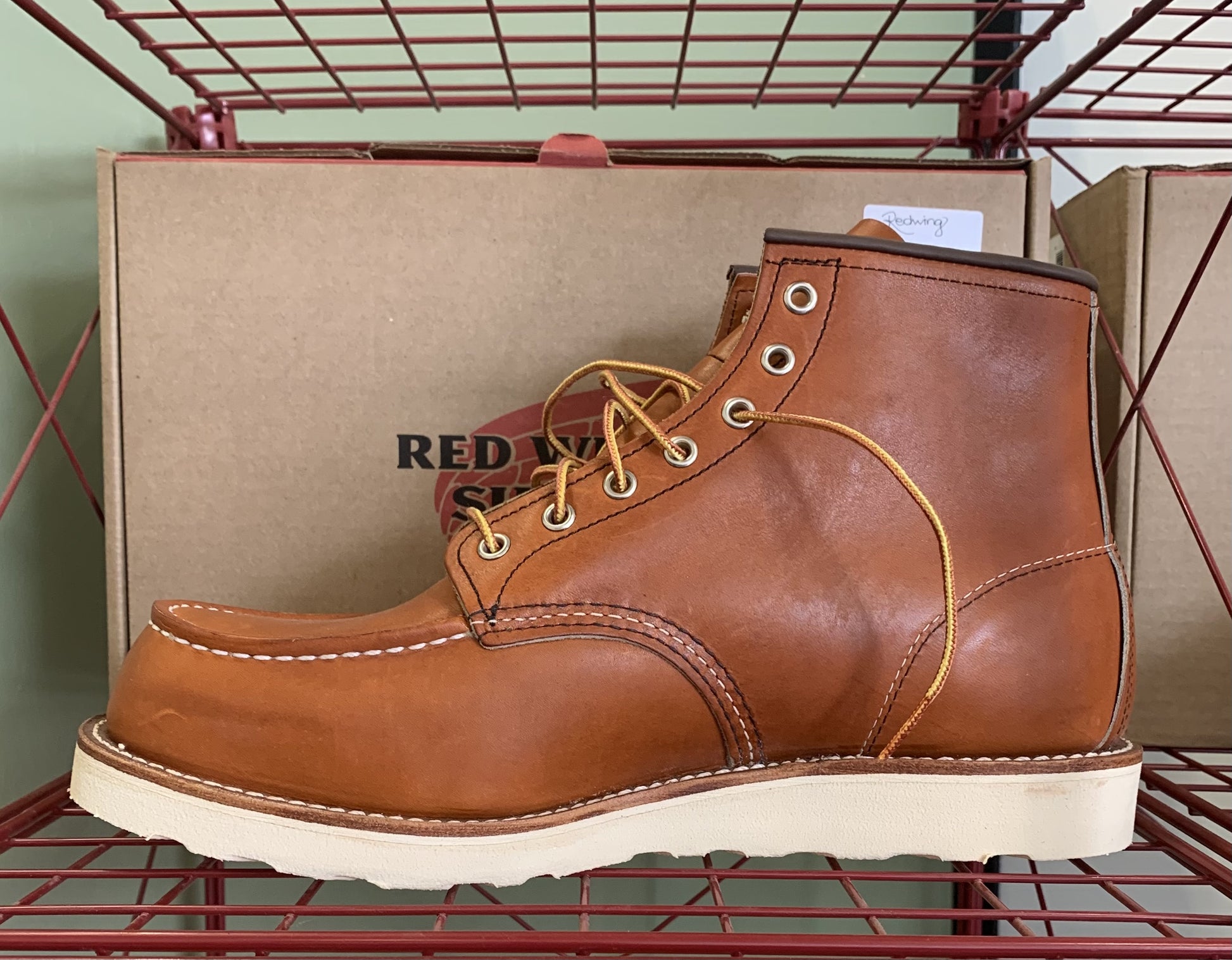 The Classic “Moc Toe” from Redwing, the perfection combination of function and form.
