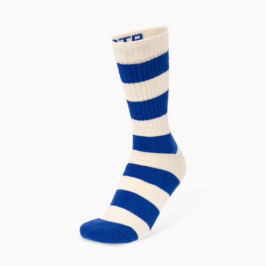 Border Stripe Sock - Blue
