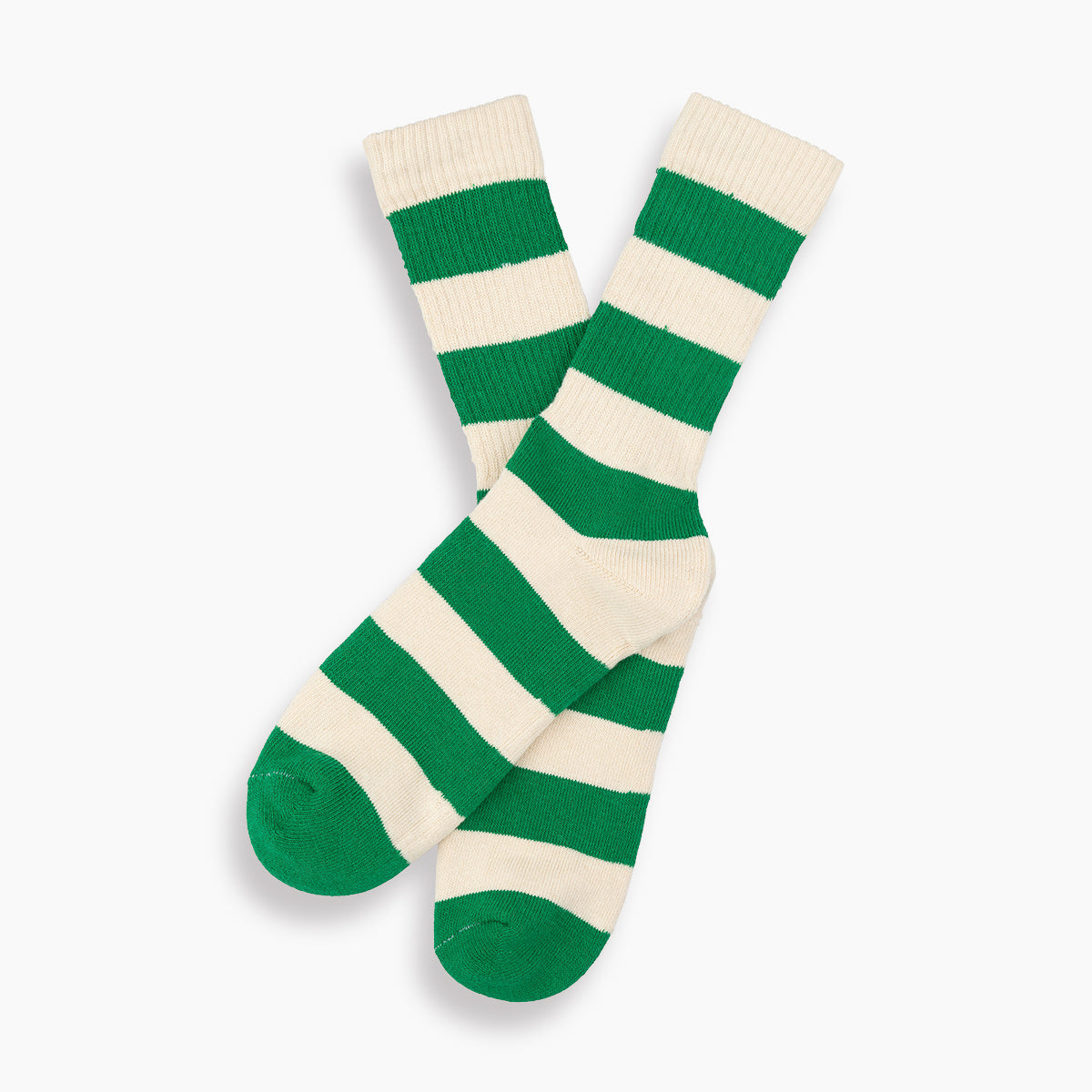 Border Stripe Sock - Green